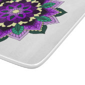マンダラパターン02紫 カッティングボード (角)