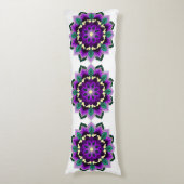 マンダラパターン02紫 ボディピロー (正面縦)