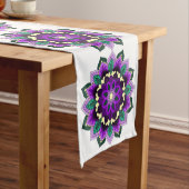 マンダラパターン02紫 ミディアムテーブルランナー (インサイチュ)