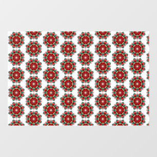 マンダラパターン02赤 ウィンドウサイン