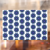 マンダラパターン02青 ウィンドウサイン (シート2)