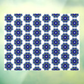 マンダラパターン02青 ウィンドウサイン (シート3)