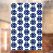 マンダラパターン02青 ウィンドウサイン (シート2)