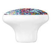 マンダラパターン セラミックノブ (側面)