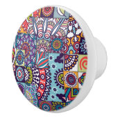 マンダラパターン セラミックノブ (右)