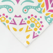 マンダラパターン フリースブランケット (角)