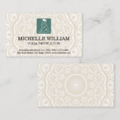 マンダラパターン | ヨガのムーブメントロゴ 名刺 (正面/裏面)
