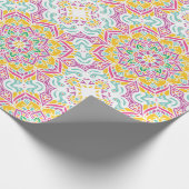 マンダラパターン ラッピングペーパー (角)