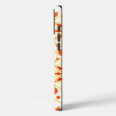 マンダラパターン，レンガの赤，錆，金ゴールド Case-Mate iPhoneケース (裏面 / 左)