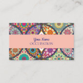 マンダラパターン – 名刺 (正面)