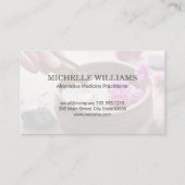 マンダラパターン | 必須油 | アロマセラピー 名刺 (裏面)