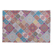 マンダラパターン 枕カバー (裏面-左)