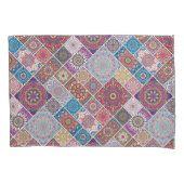 マンダラパターン 枕カバー (正面左)