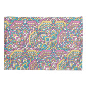 マンダラパターン 枕カバー (裏面-左)