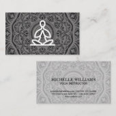 マンダラパターン |瞑想 |ヨガ先生 名刺 (正面/裏面)