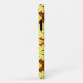 マンダラパターン、茶色と金ゴールドの色合い Case-Mate iPhoneケース (裏面/右)