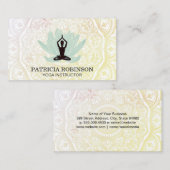 マンダラパターン | 蓮の花 名刺 (正面/裏面)