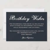 マンダラパーソナライズされたヨガスピリチュアルハッピーバースデー (裏面)