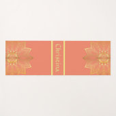 マンダラヒーリングエネルギーヨガマット ヨガマット (正面(横))