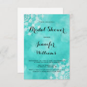 マンダラビーチブライダルシャワー招待状 招待状 (正面/裏面)