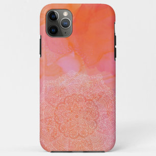 マンダラピンクコーラルボホ iPhone 11 PRO MAXケース