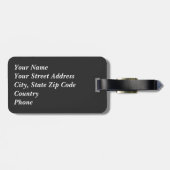 マンダラピーコックボホインスピレーションズモノグラム ラゲッジタグ (裏面横)