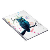 マンダラフクロウデザイン ノートブック (右側)