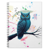 マンダラフクロウデザイン ノートブック (正面)