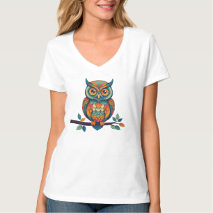 マンダラフクロウ Tシャツ