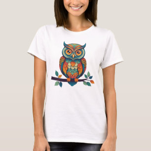 マンダラフクロウ Tシャツ