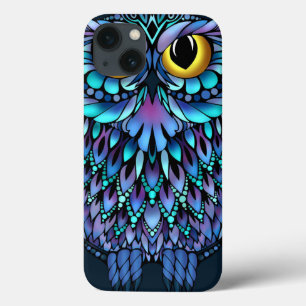 マンダラフクロウiphoneケース iPhone 13ケース