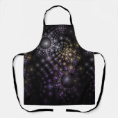 マンダラフラクタルアートサイケデリック宇宙球 エプロン (正面)