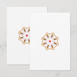 マンダラフラワーアートプリント | ボホデコール カード