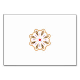 マンダラフラワーアートプリント | ボホデコール テーブルナンバー