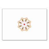 マンダラフラワーアートプリント | ボホデコール テーブルナンバー (正面)