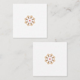 マンダラフラワーアートプリント | ボホデコール ノートカード