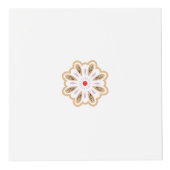 マンダラフラワーアートプリント | ボホデコール フォトキューブ (右)