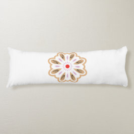 マンダラフラワーアートプリント | ボホデコール ボディピロー