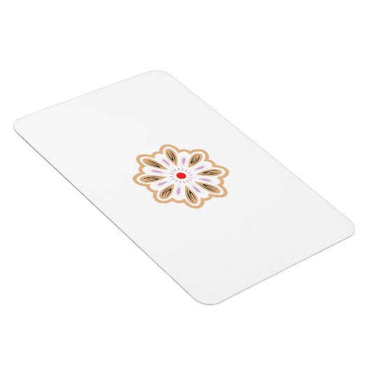 マンダラフラワーアートプリント | ボホデコール マグネット (右側)