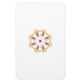 マンダラフラワーアートプリント | ボホデコール マグネット (縦)