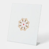 マンダラフラワーアートプリント | ボホデコール 台座サイン (正面)