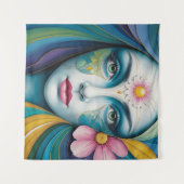 マンダラフラワーウィメンズ タペストリー (正面(横))