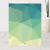 マンダラフラワーボホエスニックデザイン カード (裏面)