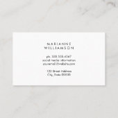 マンダラフラワーマーブルヨガ 名刺 (裏面)