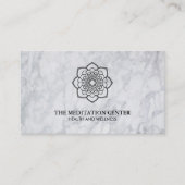 マンダラフラワーマーブルヨガ 名刺 (正面)