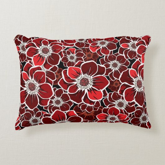マンダラフラワー4 アクセントクッション (正面)