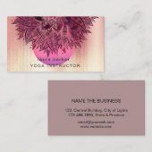 マンダラフローラボホマッサージヨガインストラクターブシン 名刺 (正面/裏面)