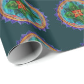 マンダラフローララッピング紙 ラッピングペーパー (ロールコーナー)