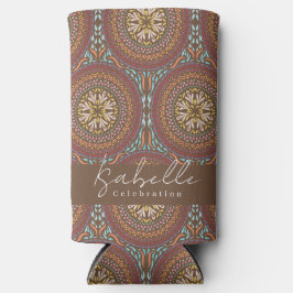 マンダラブラウンセルツァークーラーボックス スリム缶クーラー