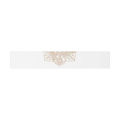 マンダラブラウンボホインディアンヴィンモダンテージウェディング 招待状ベリーバンド (フラット)